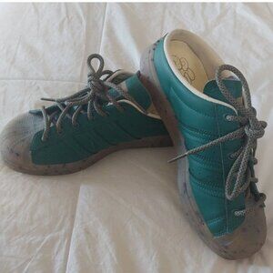RARE Adidas Superstar Mule Vegan Plant And Grow Green Soil GY964 Shoes Sz 5/6.5
